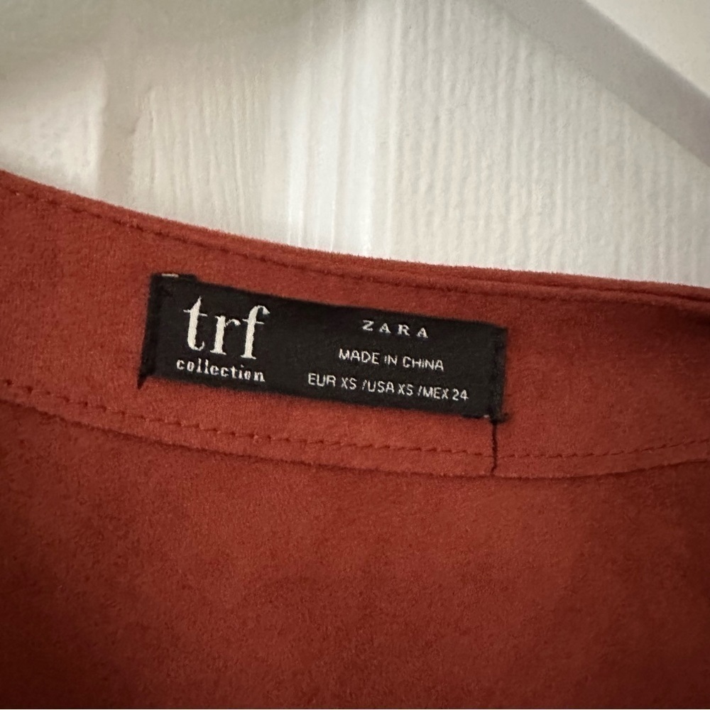 Trf Collection Suede Long Sleeve Romper - Picture 6 of 10